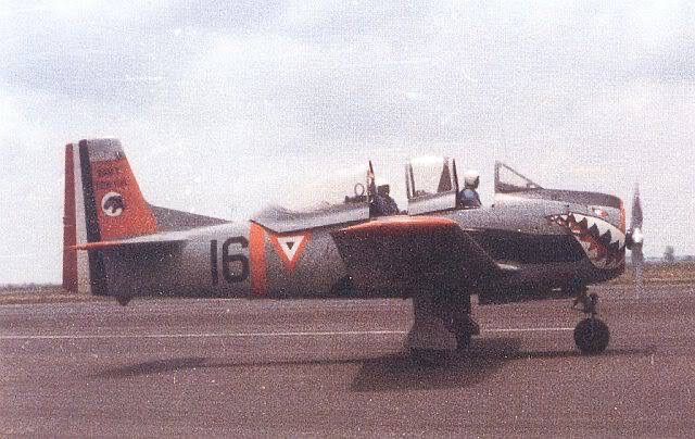 No. 916 in shark-mouth Mexican Air Force scheme